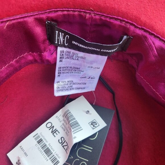 WOMEN'S INC Adjustable Fit Band Hat. Style INC1o22004. New With Tags $68 - Picture 9 of 10